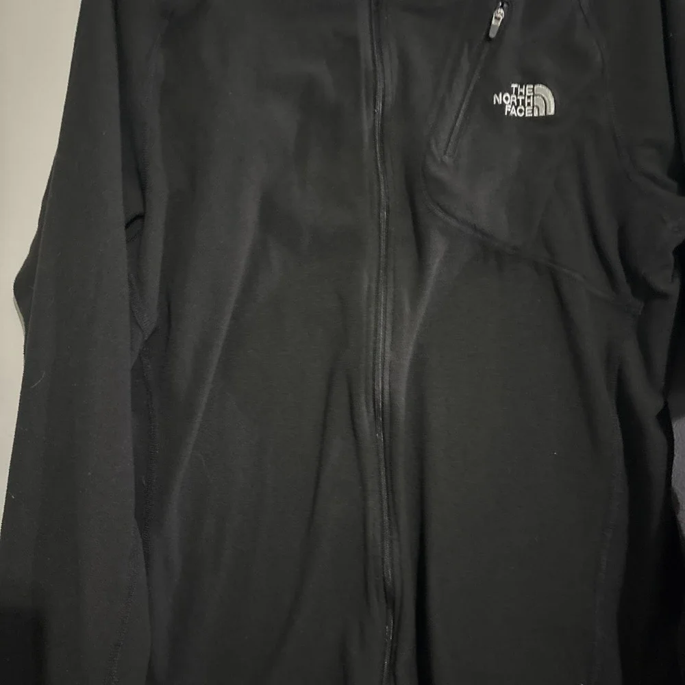 The North Face Fleece Jacket‎ Men's Med Black Full-Zip Classic Athletic Outdoor